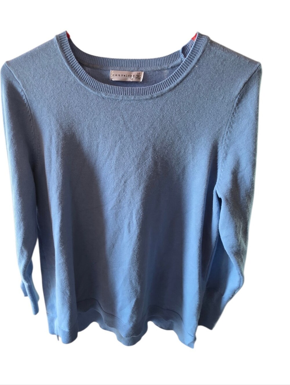 Retrology Light Blue Crewneck Sweater